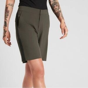 Athleta Tribeca 7” Inseam Performance Mid Rise Bermuda Shorts